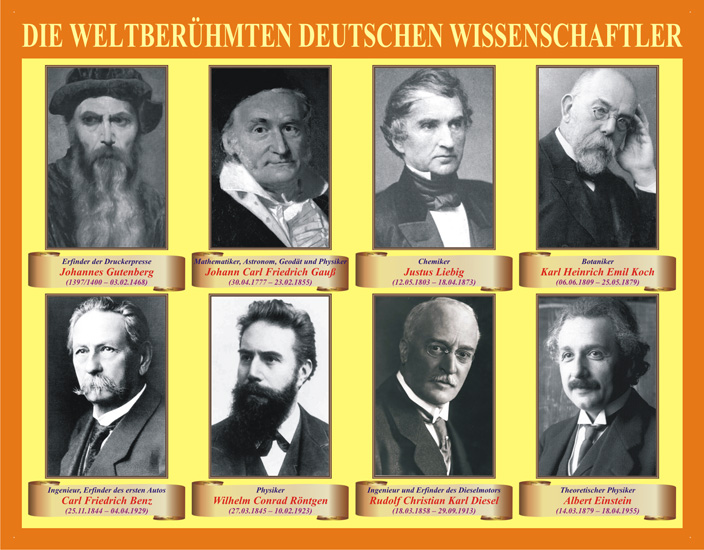 Немецкий язык. Die weltberühmten Deutschen Wissenschaftler