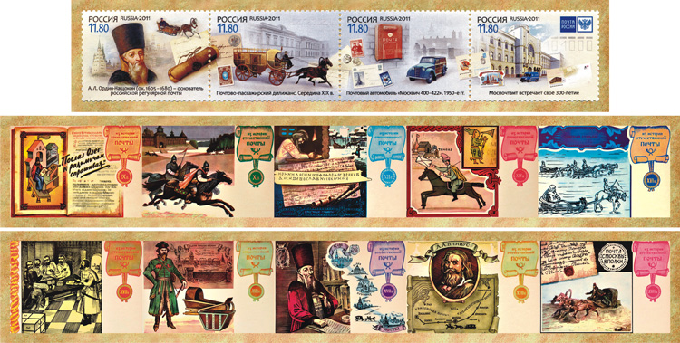 История почтовой службы в картинах
