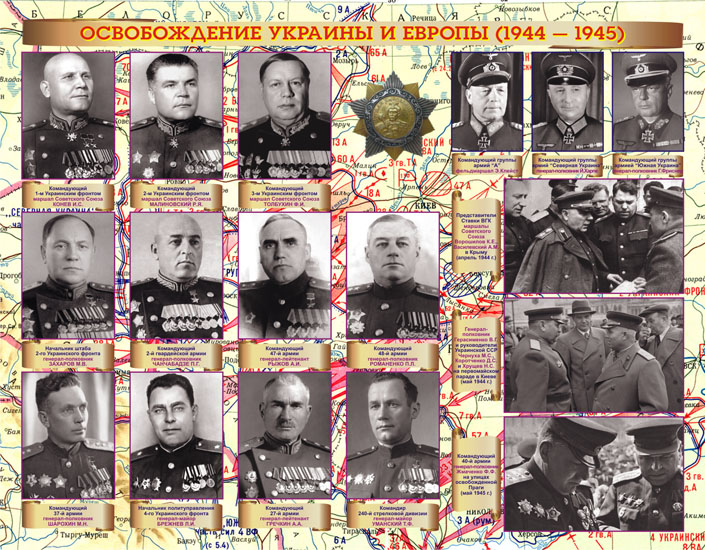 Освобождение Украины и Европы (1944 - 1945)